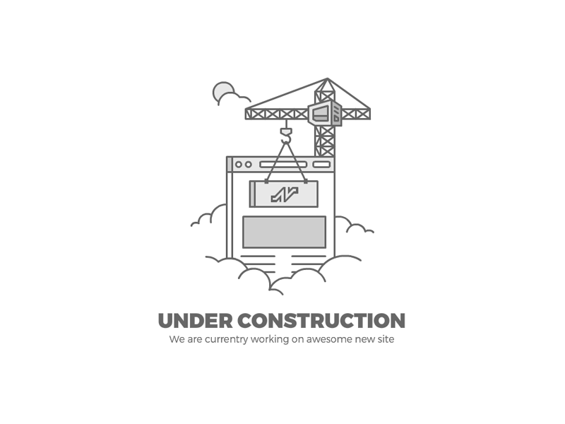 Under construction illustration